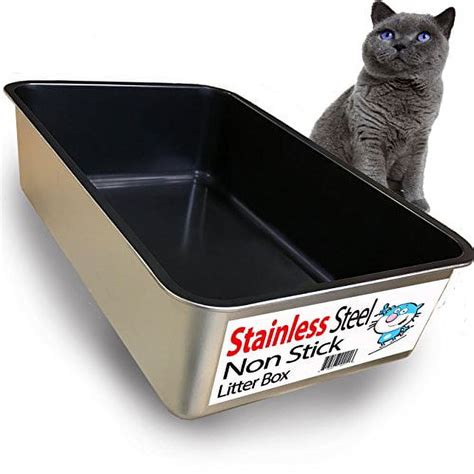 iprimio stainless steel litter box|stainless steel kitty litter pan.